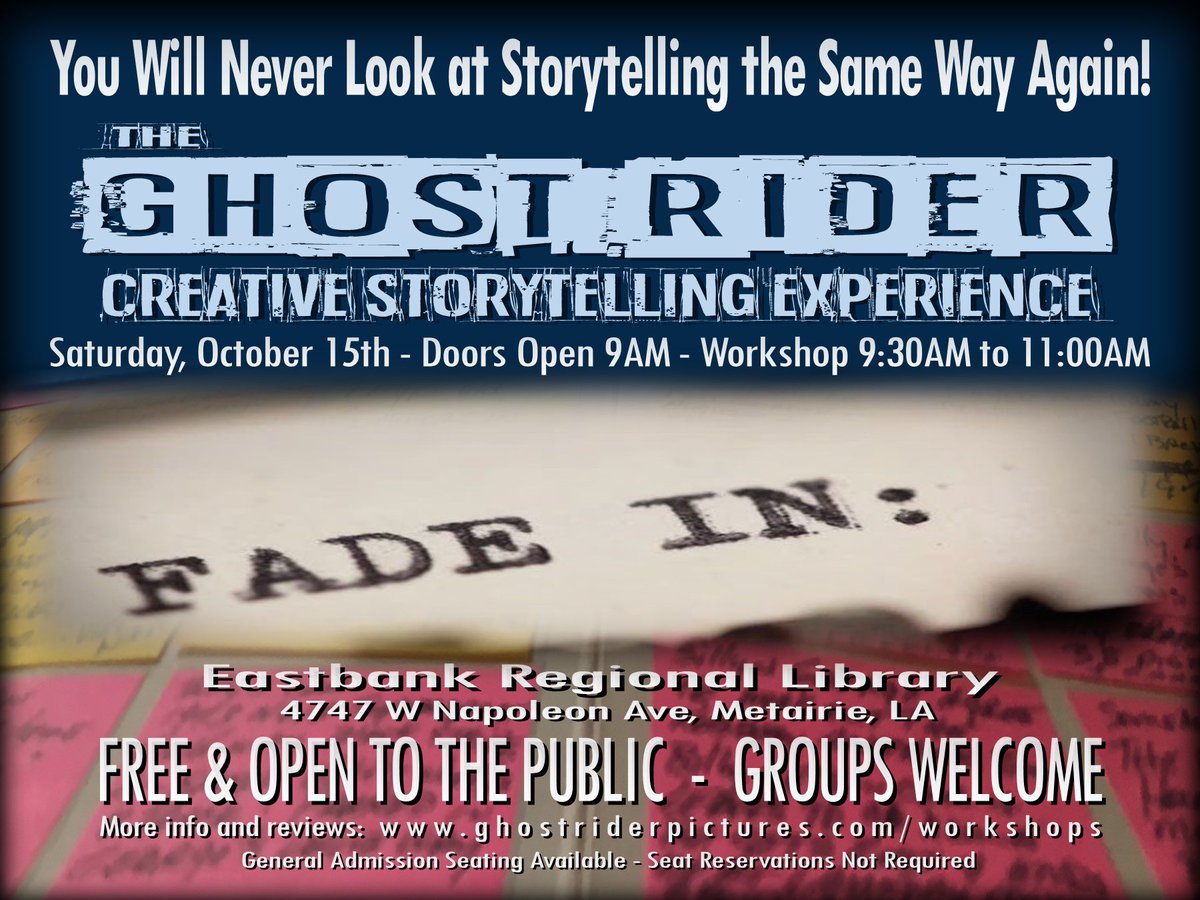 StevenScaffidi's tweet photo. The Eastbank Regional library is hosting my creative storytelling experience today at 9:30am. It’s free and open to the public. Looking forward to getting creative! https://t.co/bLwnyNTjUY