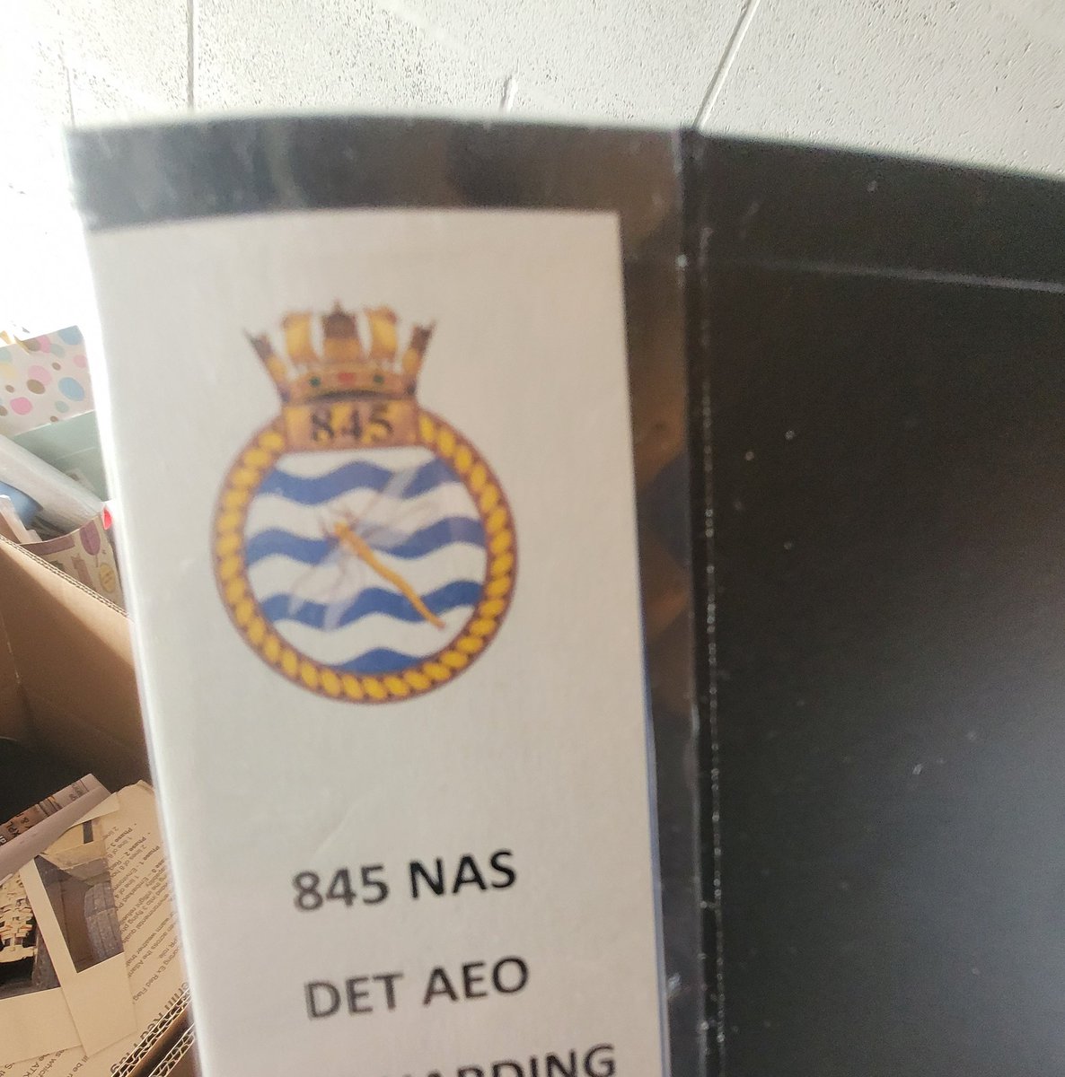 wafuwonders's tweet photo. Packing up boxes to leave @RNASYeovilton .. oh what I'd do to be back at the Eight Hundred & Forty Fifth!
#AudioHostem https://t.co/exXLx4hlys