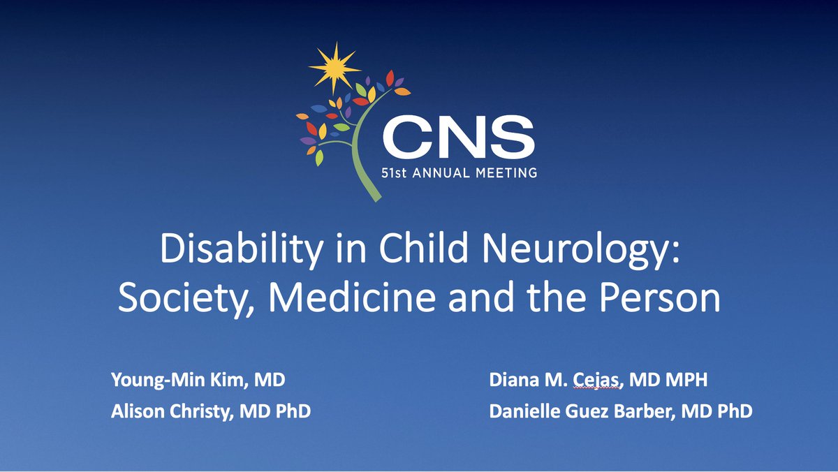 Child Neurologists must be leaders in dismantling ableism and fostering strong disability identities in our patients and colleagues. Practical action items and resources to change your practice here: bit.ly/3gcBw7C

#cnsam #CNS2022 #disability