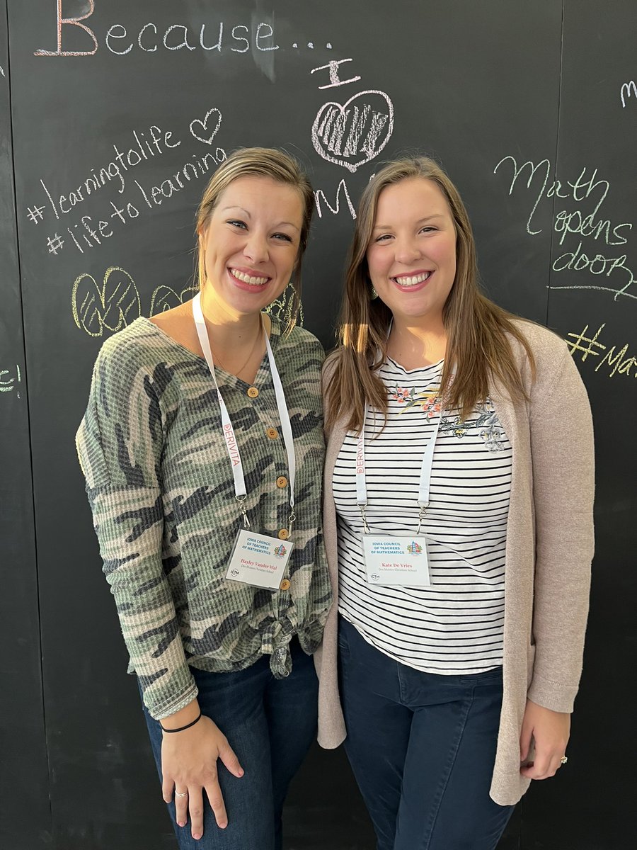 katedevries18's tweet photo. We are looking forward to hearing from some amazing speakers today at the ICTM conference! @IowaMathTeach #iowamathteach https://t.co/0nIYGRX3s7