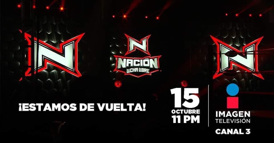 PrideOfMexico's tweet photo. Acompáñanos esta noche en el histórico regreso de @NacionLucha a las 11:00pm por @ImagenTVMex https://t.co/D8Icyg6uIF