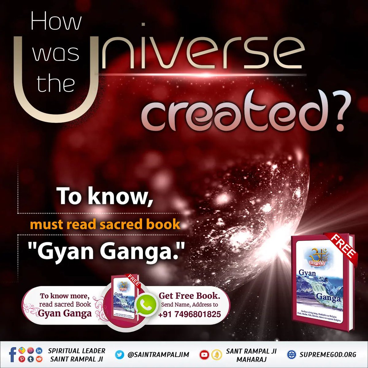 #GodNightSaturday 
How was the universe created? For more information please Download Sant Rampal Ji Maharaj app.