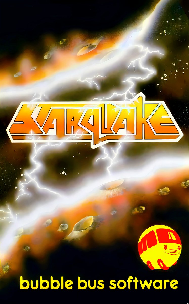 leither_mark's tweet photo. A 1985 release Starquake By Bubble Bus Software
Authors - Stephen Crow
Cover image upscaled and cleaned
https://t.co/wZbY0vg72z
#retrogaming #retrogames #gameart #8bit #retro #zxspectrum #starquake #bubblebus https://t.co/TfNp1MxMBY