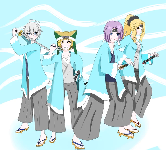 #私が描いた王宮騎士団を見てくれクリスちゃんが少ない……… 