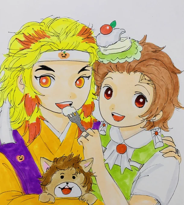 #rntnワンドロワンライHalloween2022ファーストバイト(≧▽≦) 