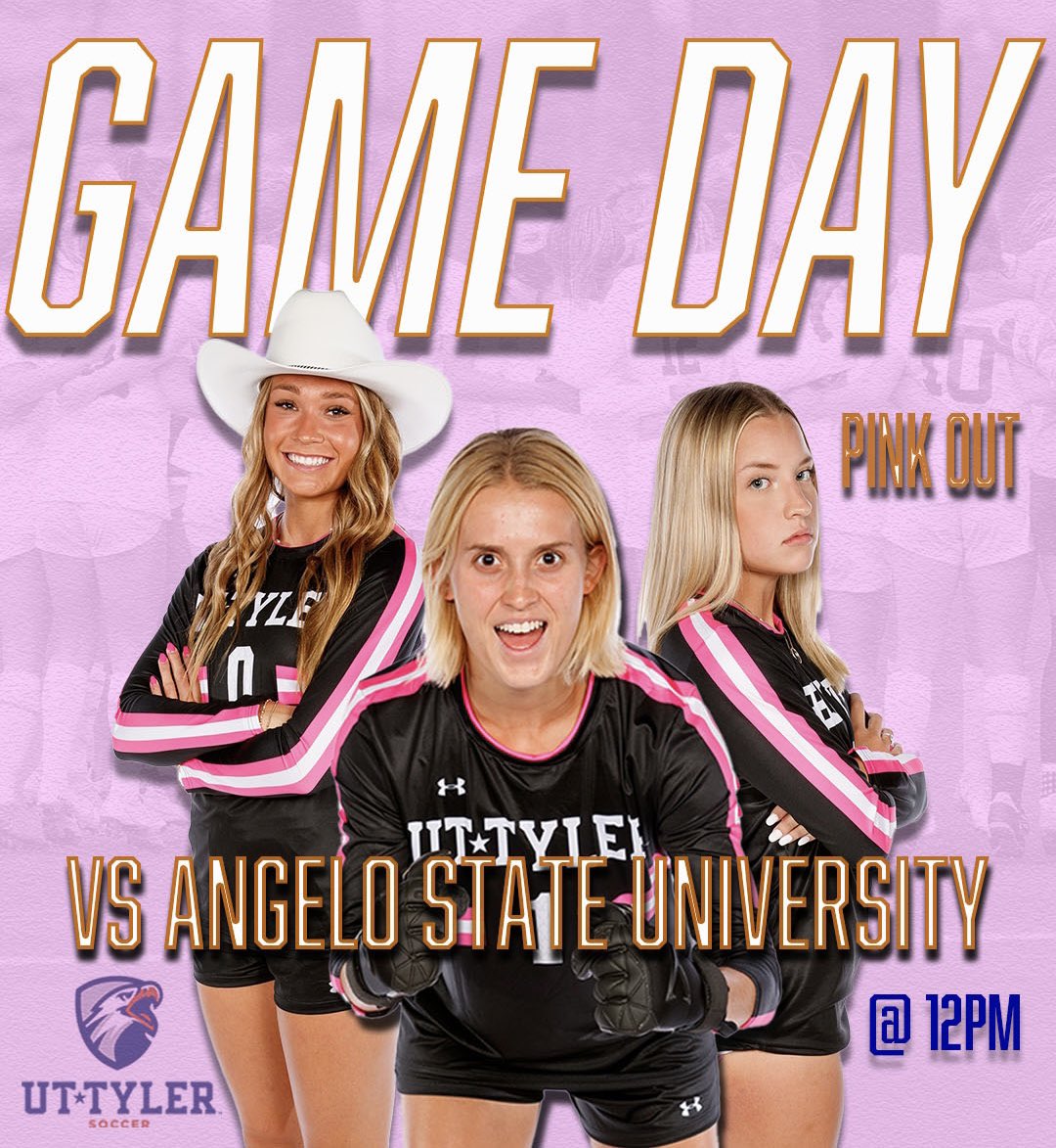 ITS GAME DAYYYY!!! 

⏰ 12pm
📍 UT Tyler