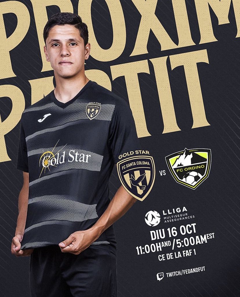 Octavio Paez could make his debut for Santa Coloma tomorrow after his papers were finally completed.

They take on FC Ordino and the game will be live-streamed on Twitch channel ‘FedAndFut’. #futve