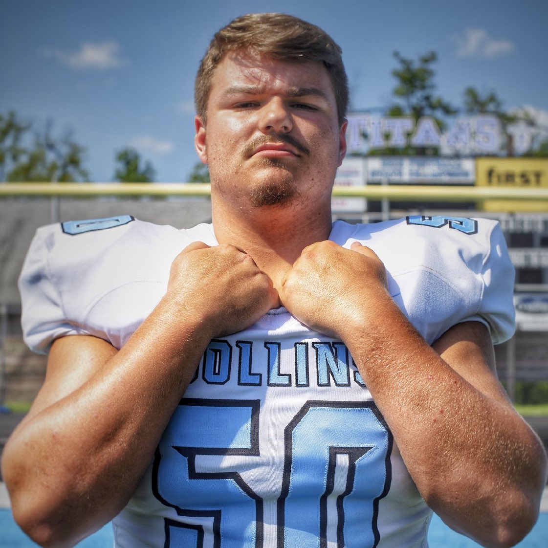 MLCTitanCoach's tweet photo. Our defensive tackles were active and physical last night. Taylor Elam had 6 tackles and Jared Montes added 4 tackles. #Titan5️⃣ https://t.co/T12SMXWDZX