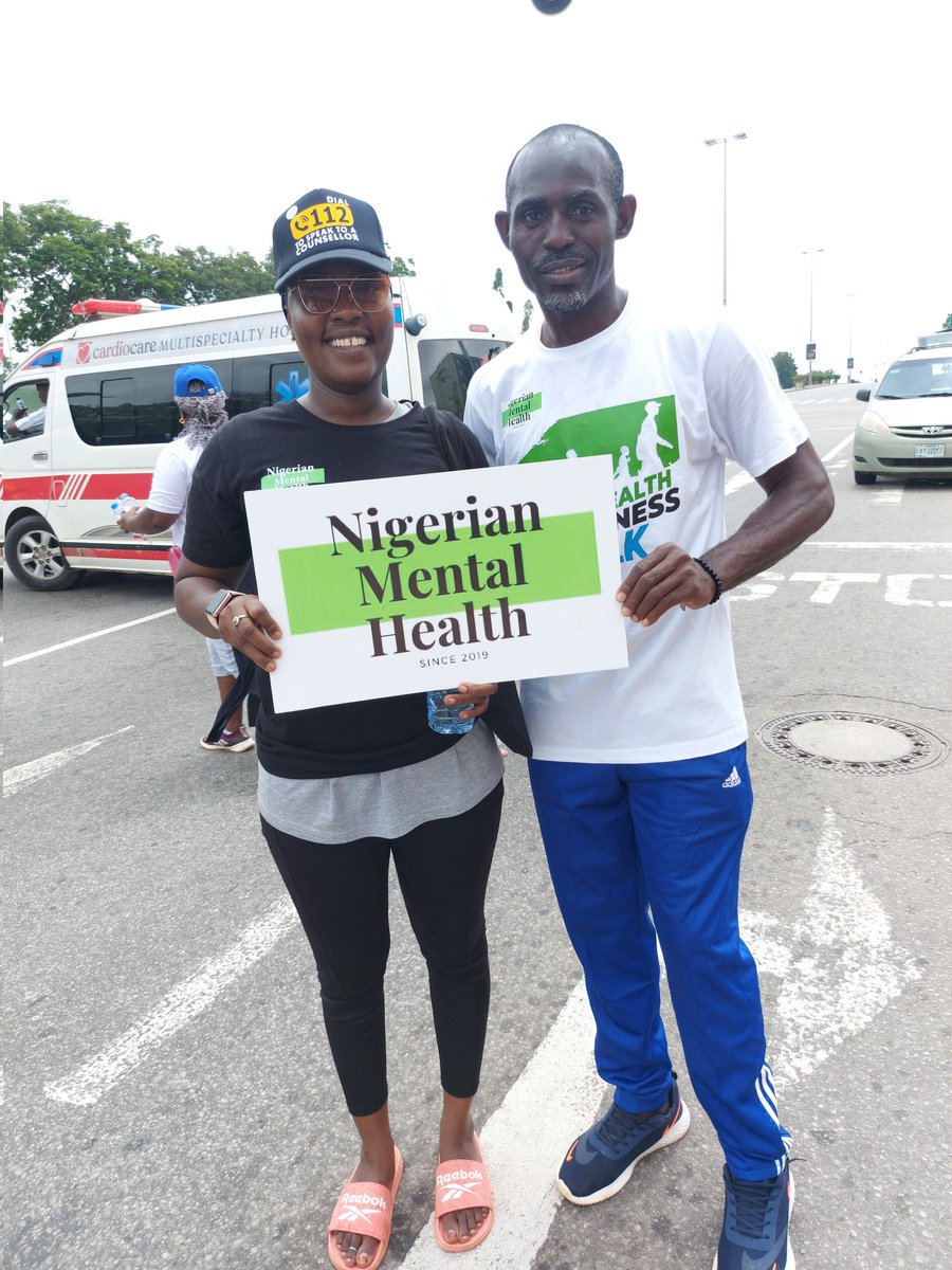 AishaBubah's tweet photo. Our Mental health awareness walk today was a bang! We will continue to use our words and actions to advocate for better mental health for all. #worldmentalhealthday2022 #NMHwalk #Mentalhealthglobalpriorityforall https://t.co/66C2qFcTMZ