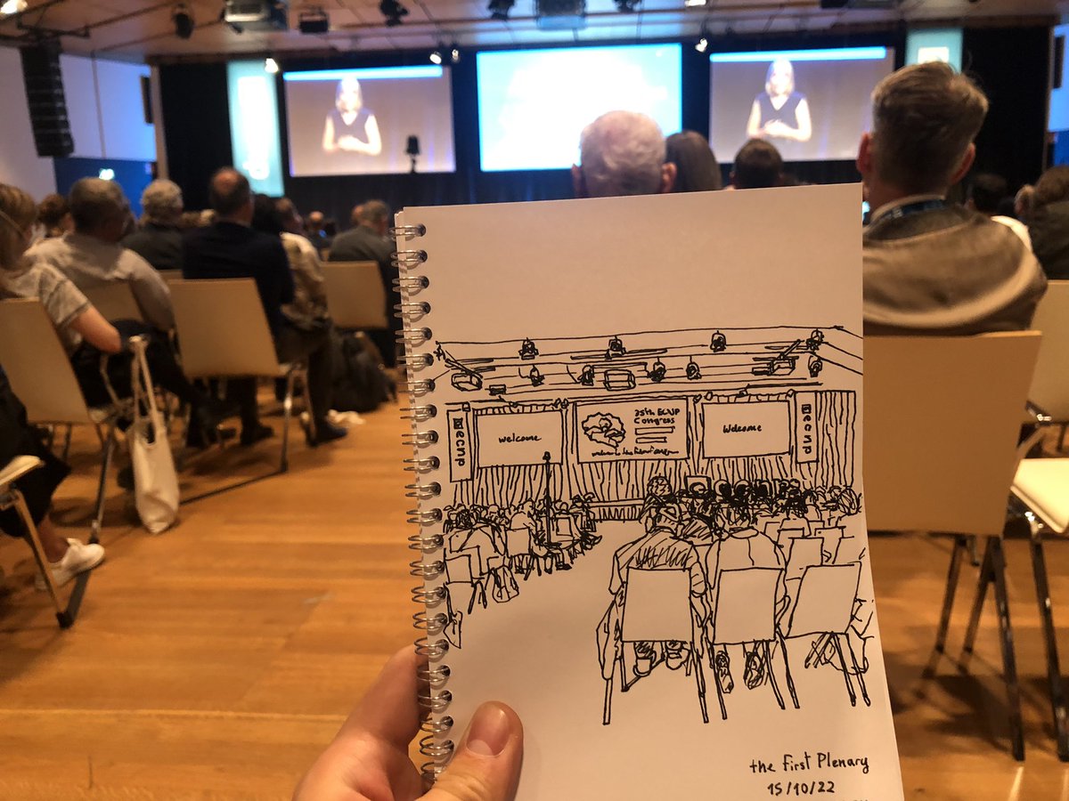 Enjoying the Opening Keynote at the #ECNP2022! Looking forward to what’s to come. <a href="/traumascapes/">Traumascapes ®</a> <a href="/ECNPtweets/">ECNP</a>