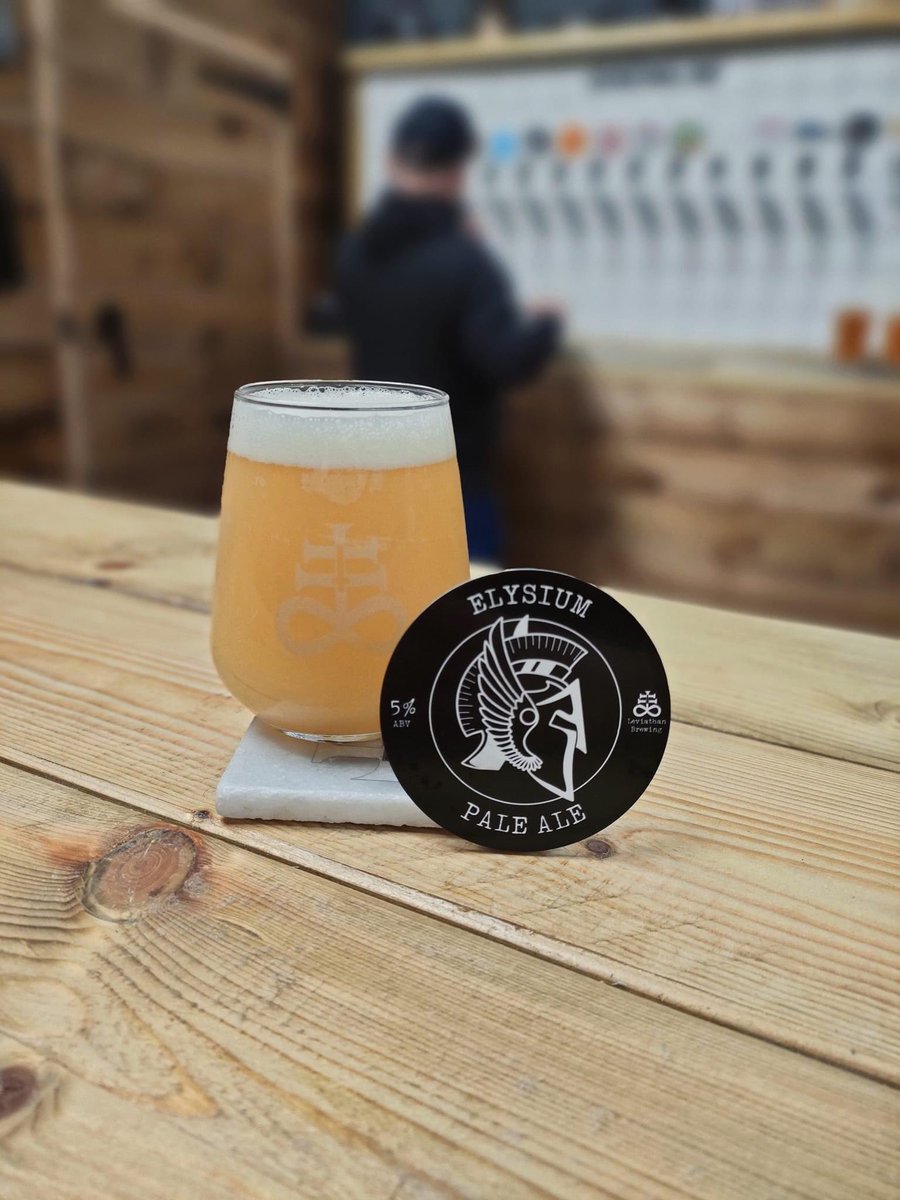 After a brief hiatus our beloved core pale Elysium is back and back for good!

It's just hit that taps so what better way to celebrate than sharing a pint or two of it with us!

See you soon 🍻