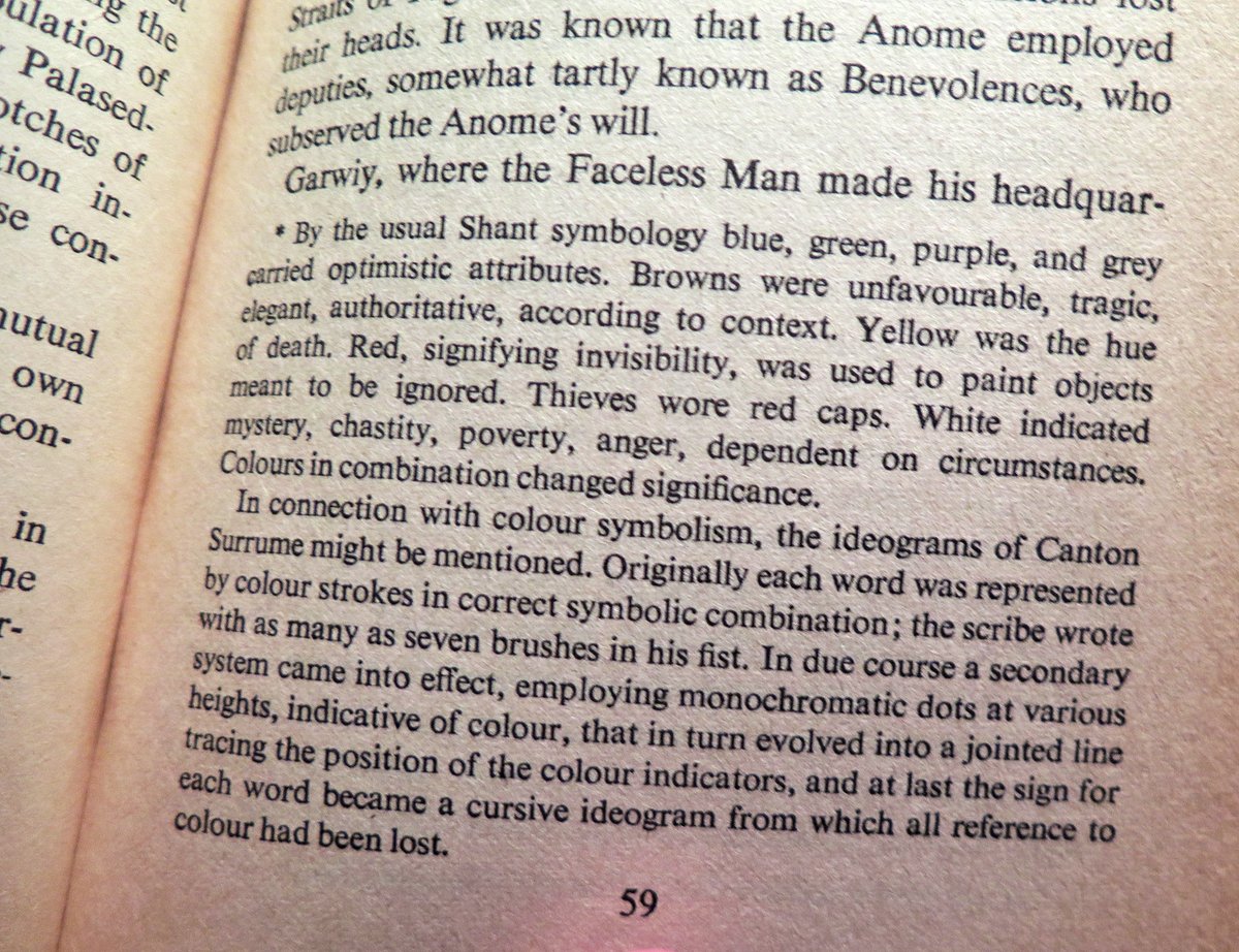 cmkosemen's tweet photo. Jack Vance was a world-builder like no other. His "Durdane" series is sprinkled liberally with footnotes that build and expand upon the biology, culture, and even the folklore that accompanies the stories - and leave you craving for more... #Jackvance #durdane https://t.co/wiTVAsGydg