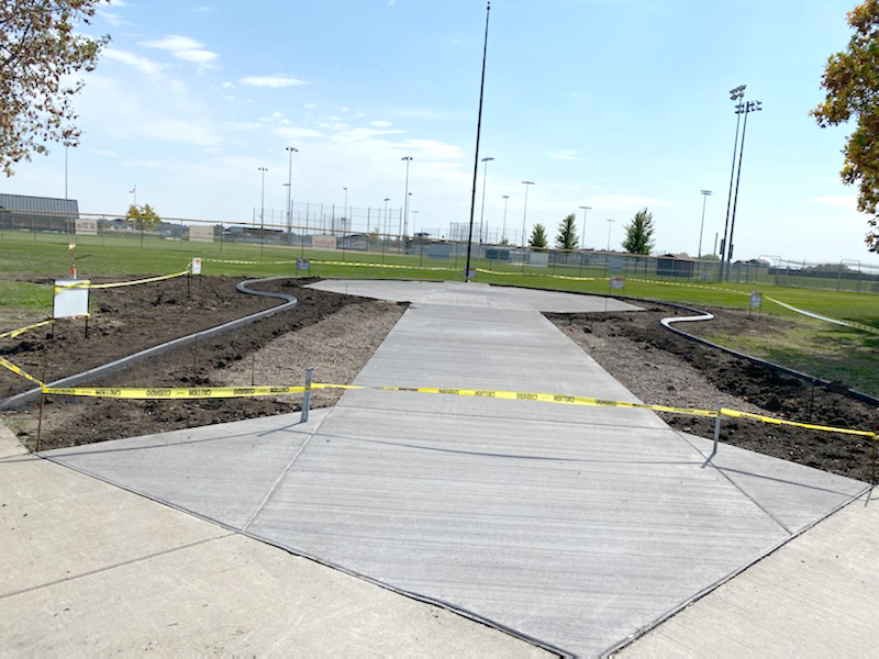 teaweekly's tweet photo. Construction of the Veteran’s Memorial is on schedule despite supply chain issues. - see full story at https://t.co/Qdt1wmqrCU https://t.co/82AsME4ijt