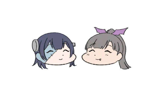 今年の紗枝凛世お誕生日絵はこういう感じどす〜 