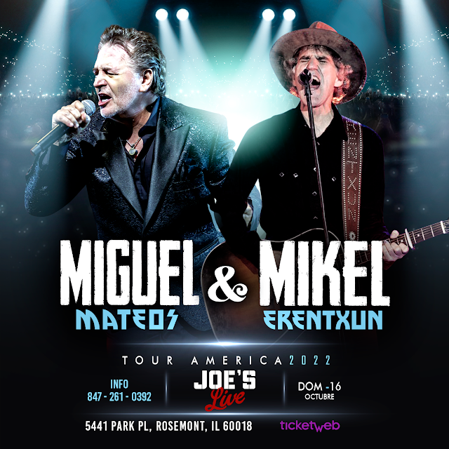 miguelmateosok's tweet photo. #Chicago ¡hoy nos volvemos a encontrar! 
Los espero en #JoesLive para una nueva noche del #TourAmerica2022

🎟️ Entradas en https://t.co/2DSTiQiVZD

#MiguelMateos #Gira #EstadosUnidos #40Años https://t.co/rIKbK4DZs6