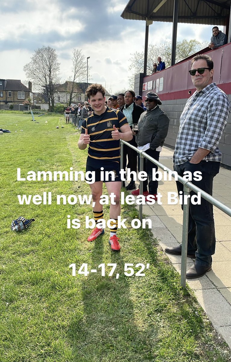 HamptoniansRFC's tweet photo. The infamous Lamming ill-discipline rears it’s ugly head once again but well done @HamptonRugby on two wins out of two! https://t.co/M7LYUmBlF1