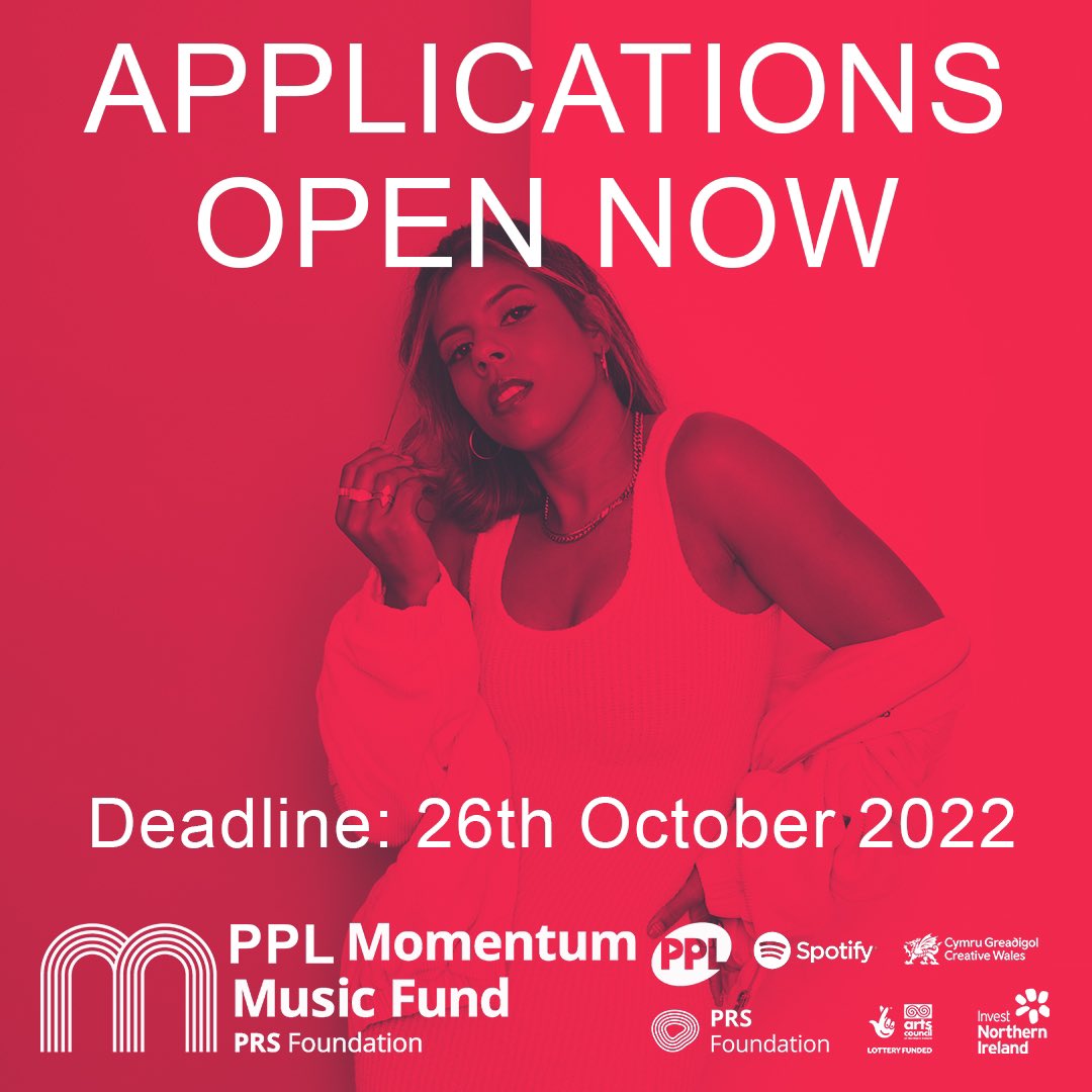 PRS Foundation on Twitter "The PPL Momentum Music Fund PPL is NOW OPEN for applications