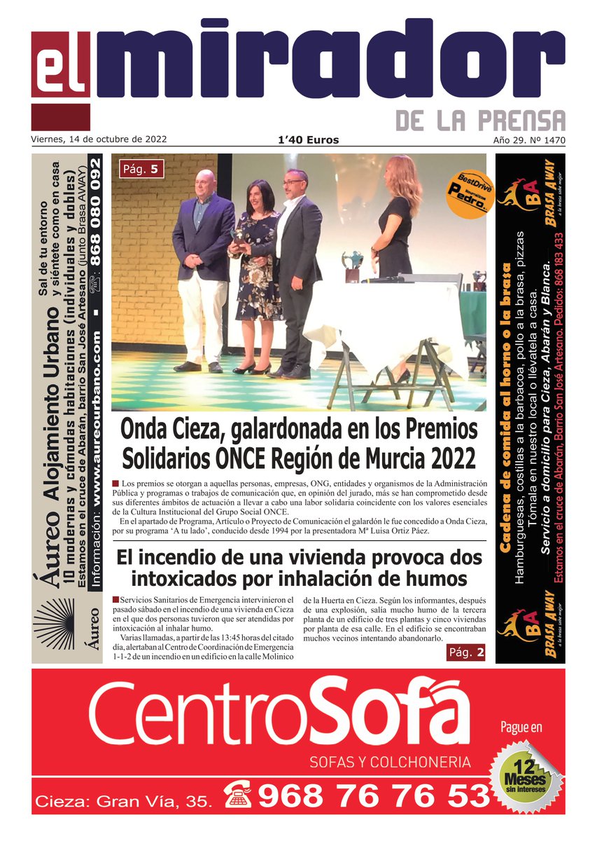 #PORTADA | El Mirador de la Prensa ya disponible en tu quiosco 🗞️ 

📸 Esta es la portada del número 1470  que ya puedes adquirir 👇🏻