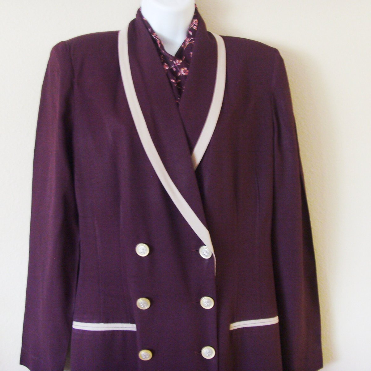 ME2Designs's tweet image. Vintage Coat Dress &amp;amp; Scarf (Size 10) 1990s Casual Corner Annex / Burgundy, Beige / Made in USA / ME2 Designs / Unique Gift Under 55 tuppu.net/ee47ba2 #Etsy #ME2Designs #CasualCornerAnnex