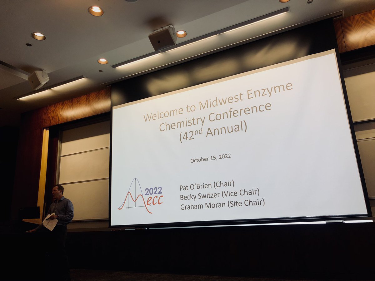 AnushreeM14's tweet image. Good morning from Chicago! If you are here attending the Midwest Enzyme Chemistry Conference, please join me as I talk about my PhD research work on thiamin biosynthesis! #enzyme #chemistry #enzymemechanism