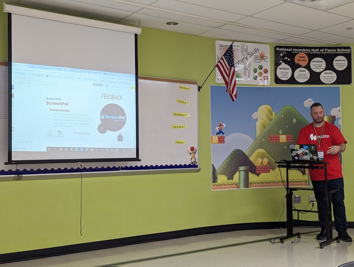 PHausEDU's tweet photo. @GuiseGotTechEd sharing some awesomeness in the #EdTechThrowDown at #TeachBetter22

@teachbetterteam https://t.co/siZCXWYjil