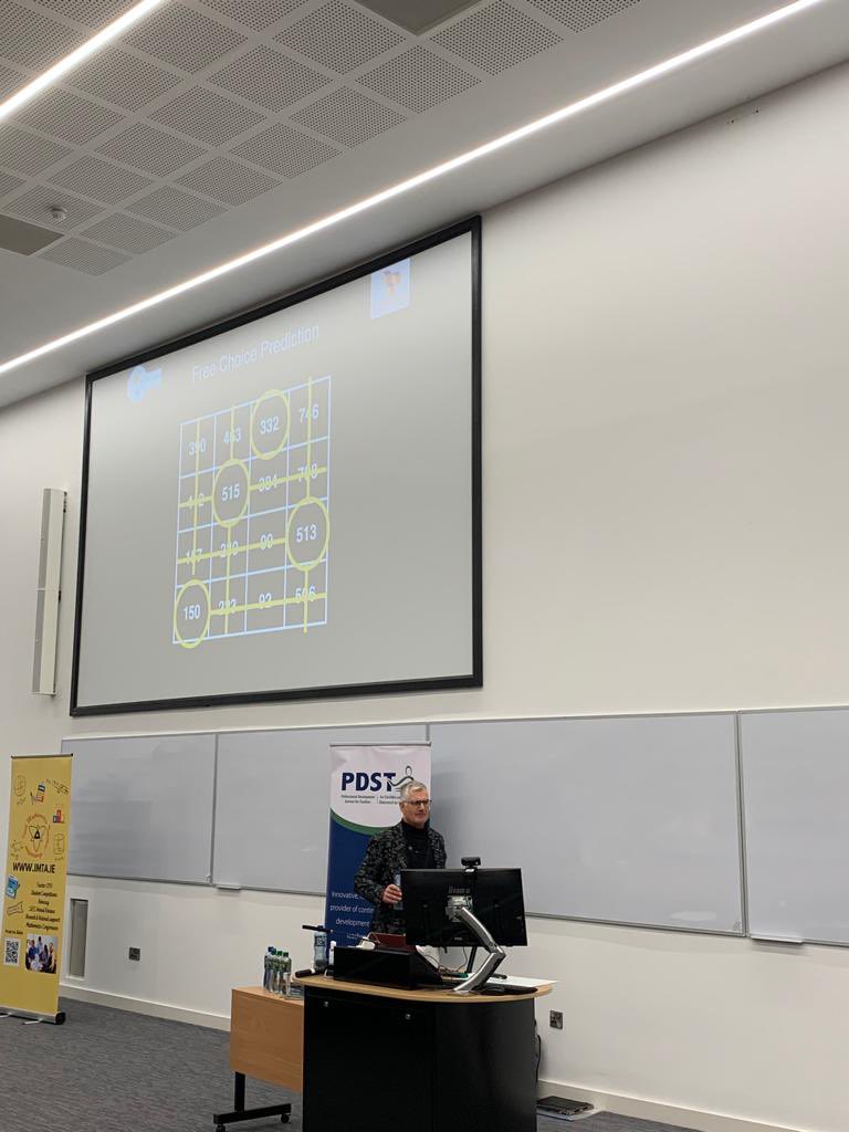 Christina__Wall's tweet photo. And for my final magic trick I will now reveal the last digit of pi….🪄 😜#MathsMeet2022 #MathsWeek2022 @imtanational @ProjectMaths_ie @JctMaths https://t.co/S7LjHXj1sL