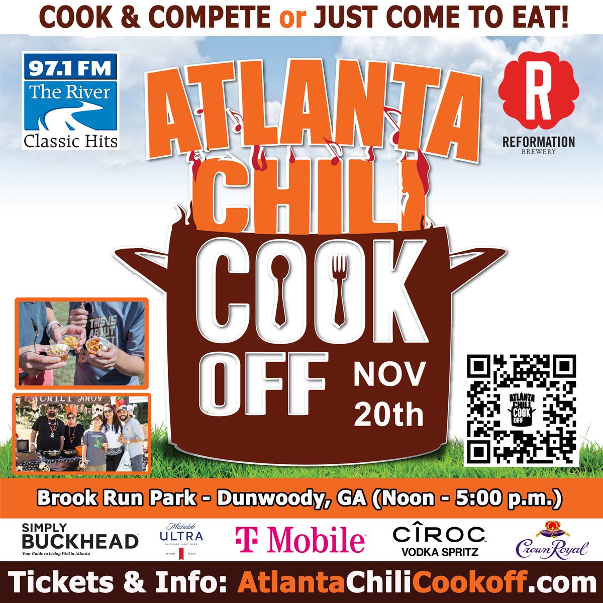 AtlChiliCookOff's tweet image. November 20th - The Atlanta Chili Cook-Off is a fun-filled afternoon of family &amp;amp; healthy competition. We’re not sure who enjoys this event more; the competitor&apos;s dressing up to serve ticket goers as they compete. Tickets:bigtickets.com/e/amg/atlanta_…