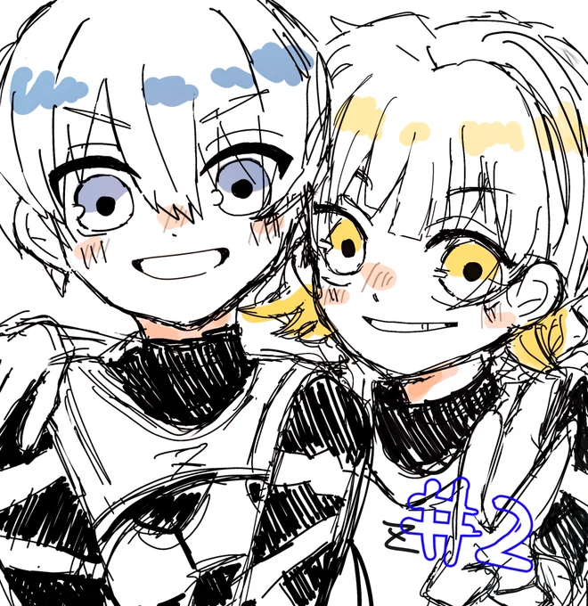 今夜アニメ2話2人の絡みが楽しみ#ブルーロックFA #エゴい 