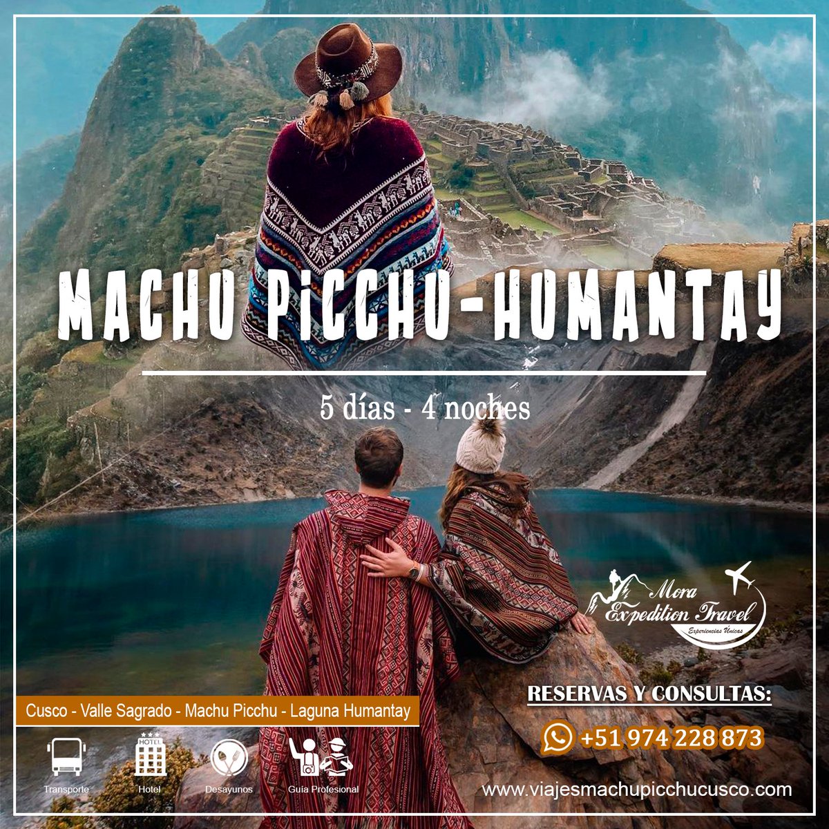 𝐄𝐥 𝐦𝐞𝐣𝐨𝐫 𝐩𝐚𝐪𝐮𝐞𝐭𝐞 𝐭𝐮𝐫í𝐬𝐭𝐢𝐜𝐨 𝐩𝐚𝐫𝐚 𝐜𝐨𝐧𝐨𝐜𝐞𝐫 𝐌𝐚𝐜𝐡𝐮 𝐏𝐢𝐜𝐜𝐡𝐮
📱 +51 974 228 8733
✅ WhatsApp: bit.ly/ChatMoraExpedi…
🌐 Web: viajesmachupicchucusco.com

 #tours #turismo #MachuPicchu #Cusco #humantay #aventura #vacaciones2022 #vacacionesenfamilia