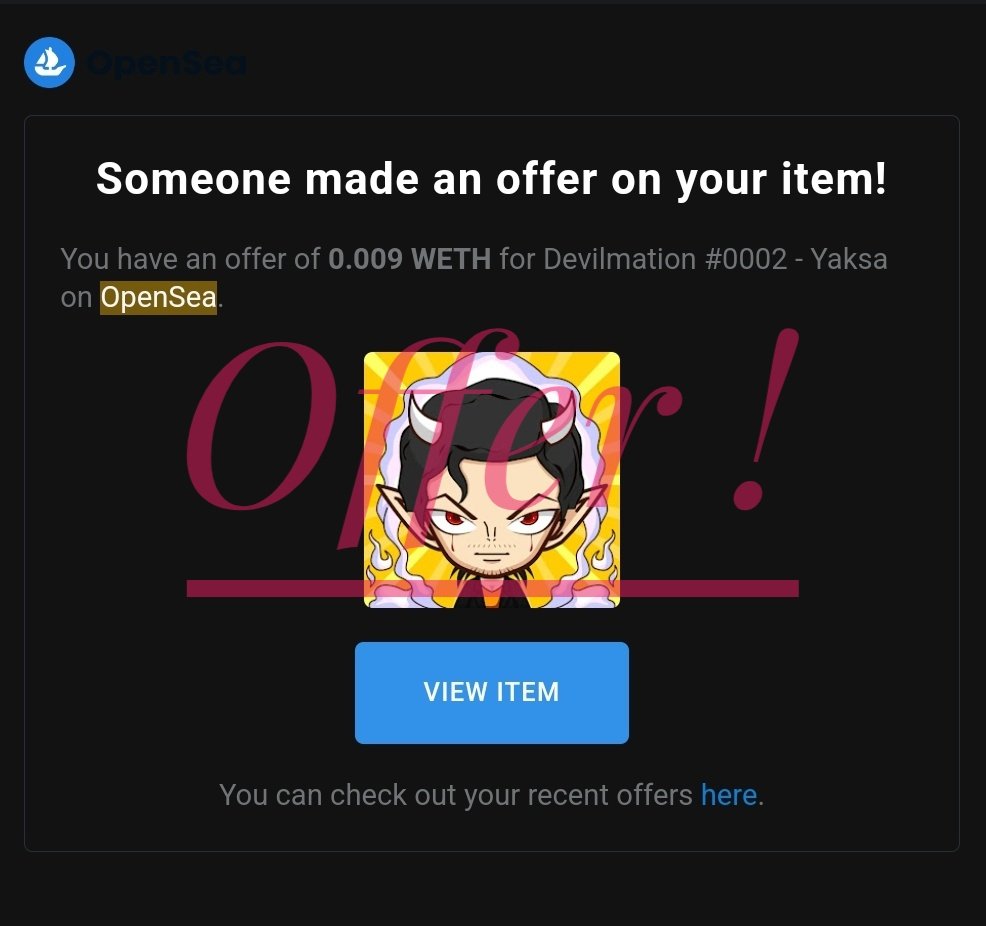 Devilmation_NFT's tweet photo. Hi, Devilmationer !
I'm Devilmation #0002 - Yaksa
Offer for 0.009 ETH on @opensea 
Click link in bio to find out more !

#Devilmation #NFT #Opensea #NFTartists #NFTArt #NFTartworks #NFTCommmunity #NFTCollection #NFTGiveaway #ETH #Ethereum https://t.co/bWWdbOxBN0