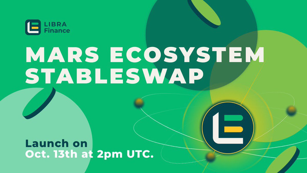 app.librafinance.org
Both thrilled and surprised to congrats the launch of #LibraFinance!🙌

Get yourself ready for a smooth and wonderful #stablecoins experience on Libra and enjoy 50% fees now!🥳

What’s Libra?

✅Lower slippage
✅0.05% fee per transaction
✅50% fees for LPs