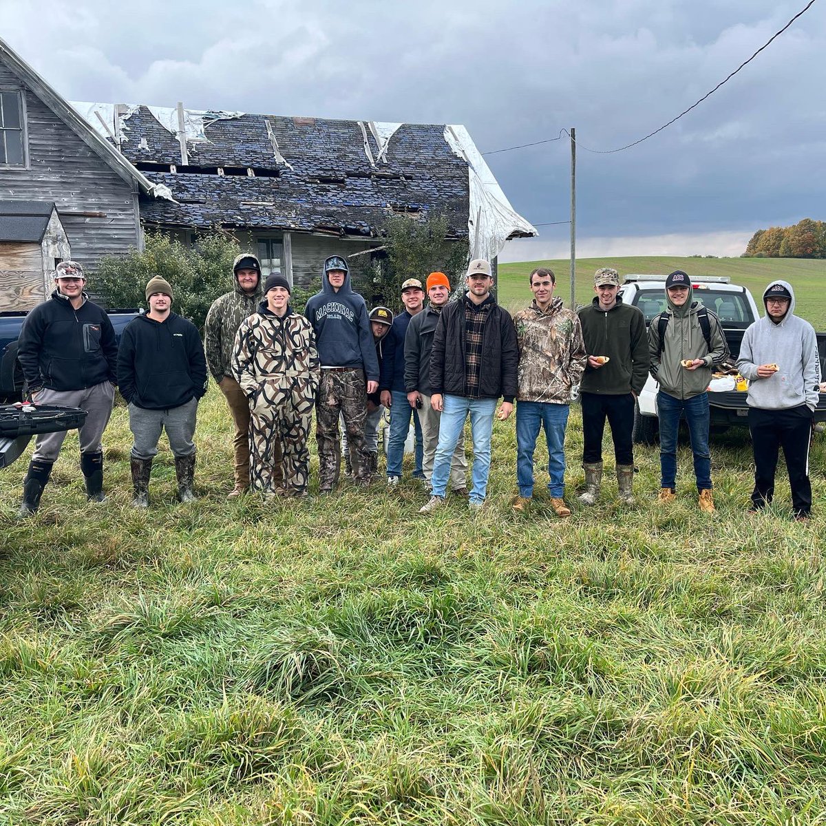 ACC Baseball Team Deer Camp - Round 2. Owen Hopkins gets us on the board with his first buck! Told y’all this team is #BuiltDifferent