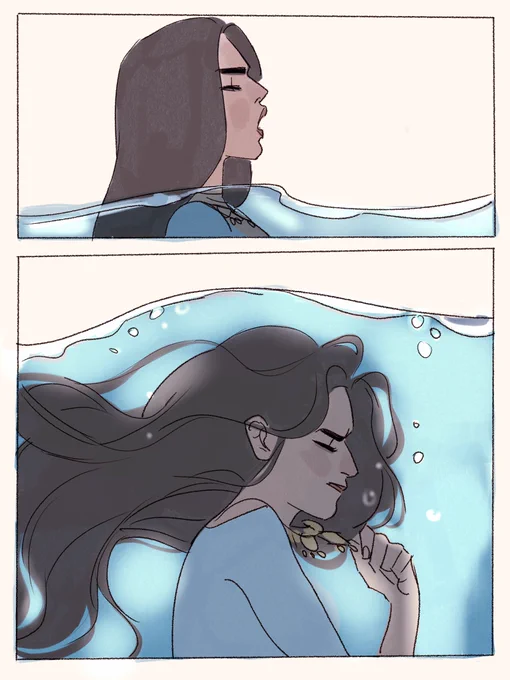 our lady 🐟🐠 #oc #comic 