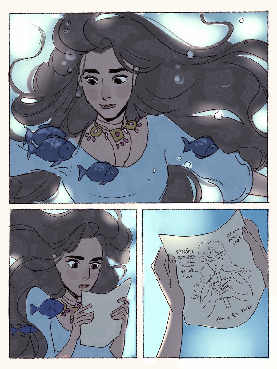 our lady 🐟🐠 #oc #comic 