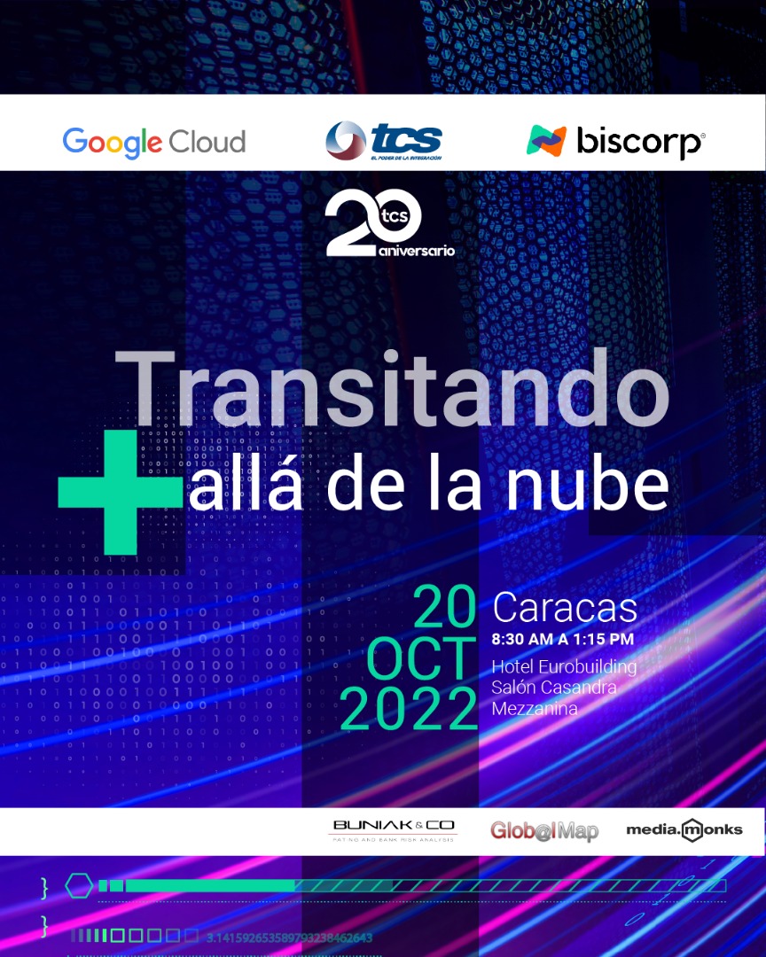 erinconm's tweet photo. Gracias a los amigos de @tcsvenezuela por la invitación a compartir y celebrar su 20 aniversario con la conducción del  seminario “Transitando + allá de la nube”
Los detalles en las imágenes https://t.co/mrTEDPQrLn
