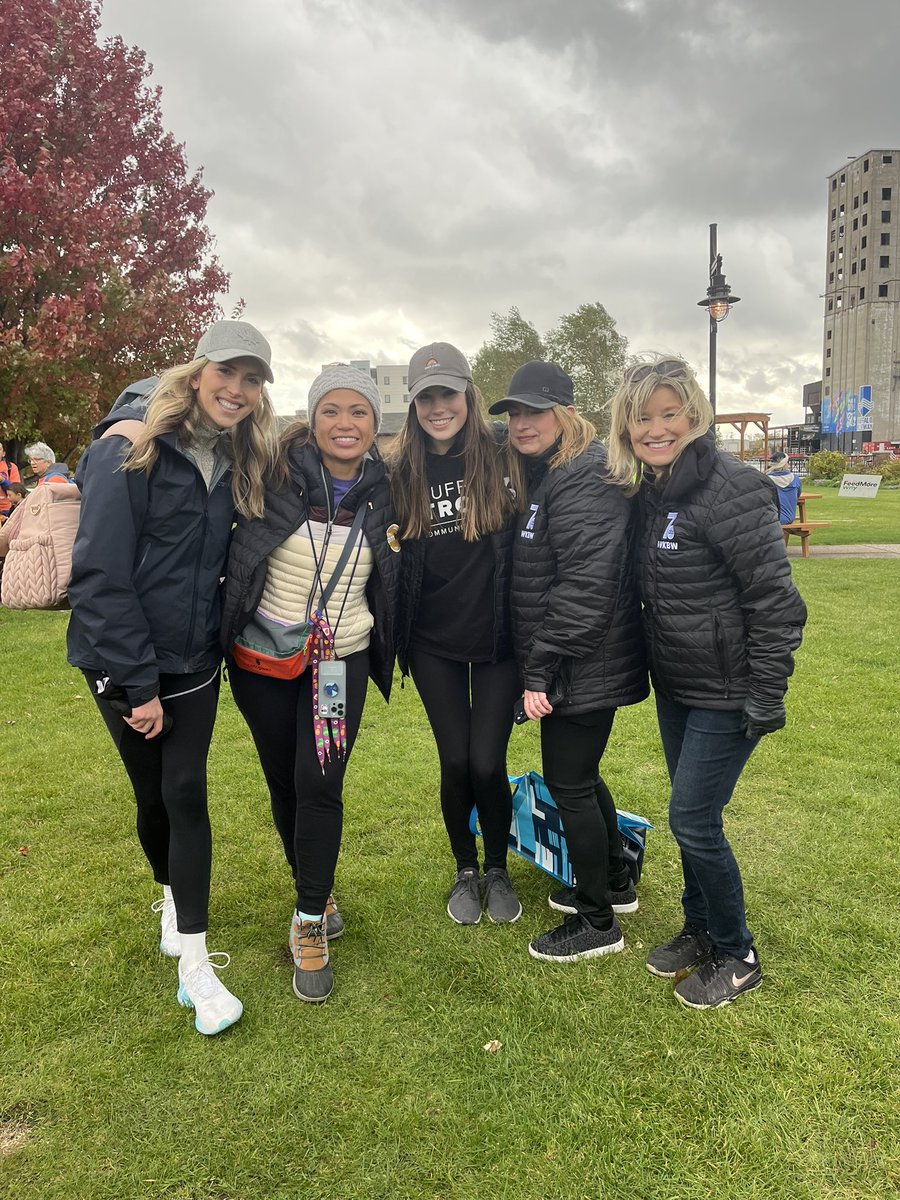 feedmorewny's tweet photo. The @WKBW team helping us #WalkOffHunger! https://t.co/8RcobcPoyv