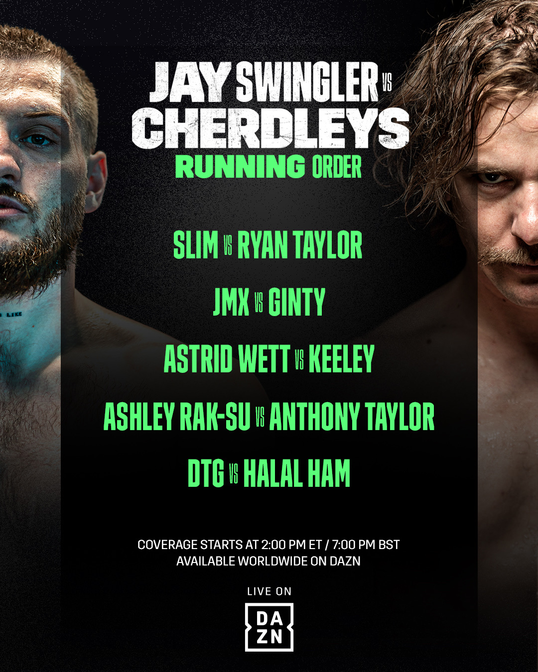 DAZN Boxing on Twitter "𝗥𝗨𝗡𝗡𝗜𝗡𝗚 𝗢𝗥𝗗𝗘𝗥 MF & DAZN X Series 002 begins