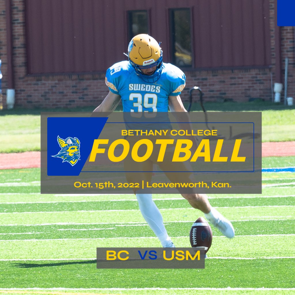 🏈GAMEDAY🏈
🌟BC Football🌟
🆚 University of St. Mary
📍Leavenworth, Kan.
🕐 1PM CT Kickoff
 🎥 kcacnetwork.com/bethanyks/?B=4…

#RockarStockar #GoSwedes