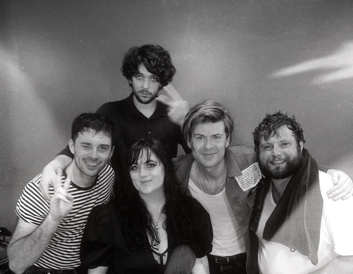 LEEDS!! Most magical gig we’ve played, I wasn’t expecting that ✨

Here’s a sweaty photo if me with the the lads - Can’t wait to get photos/footage back to show uuuu 🤍 

Thank you <a href="/bbcintroducing/">BBC Music Introducing</a> // <a href="/theamazons/">The Amazons</a> // <a href="/futuresoundlive/">Future Sound | Dominik</a>