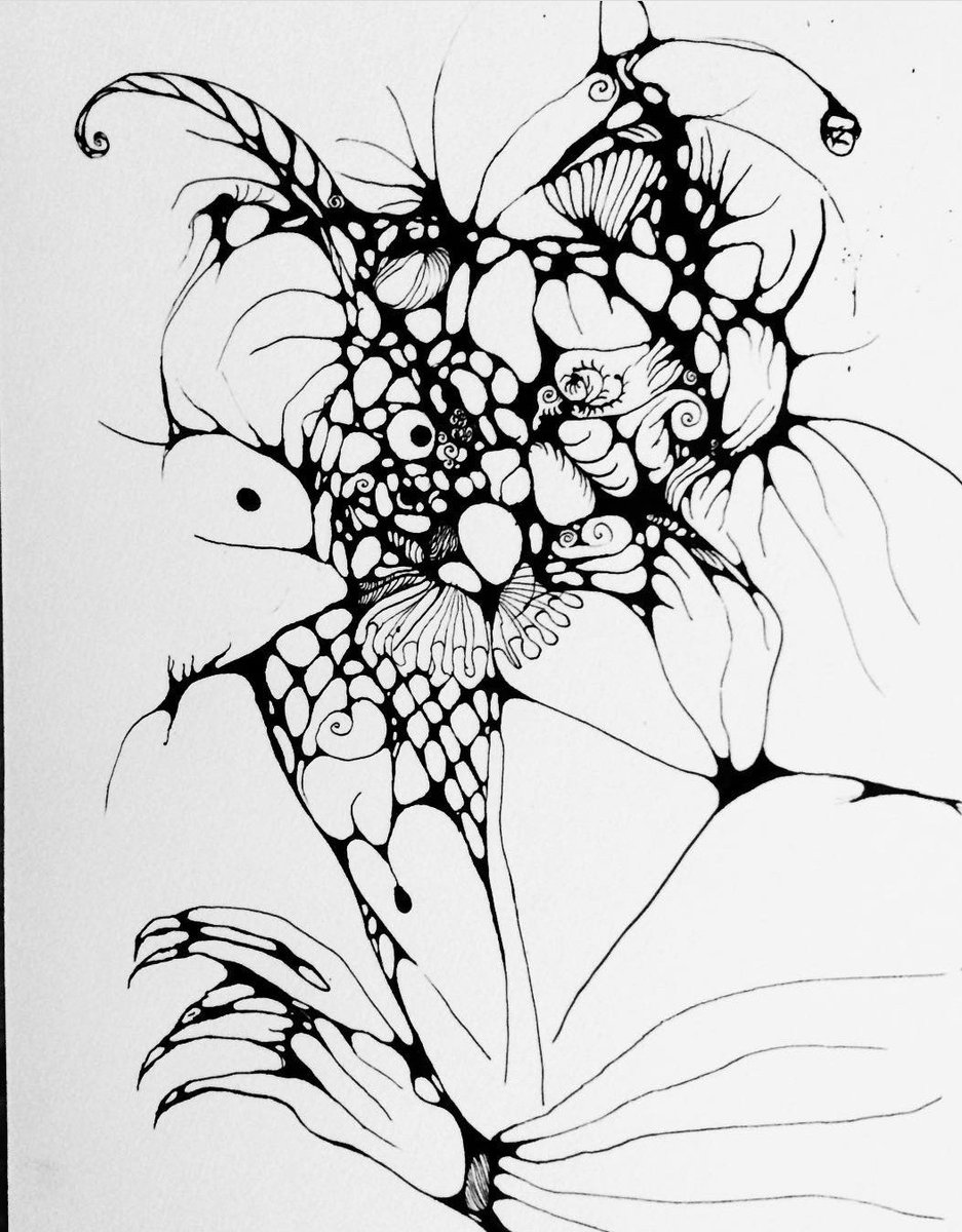 KarlaNur's tweet photo. "Krampus". Ink, paper format 30,5x45,8 cm, 2016. #art #illustration #drawing #draw #picture #artist #sketch #sketchbook #artsy #gallery #creative #graphic #graphics #monoart #abstract #art #abstractart #instaabstract #arthelp #art_help @artshelp @arts_help #artshelp #krampus https://t.co/3N17osBG80