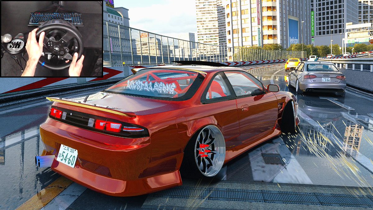 Jicca_'s tweet photo. Drifting Tokyo Expressway with Traffic in Nissan S14 - Assetto Corsa | Thrustmaster T300RS Gameplay

https://t.co/wTpuY6W2Tb

#assettocorsa #assetto #drift #drifting #cars #gaming #nissan #silvia #s14 #jdm #tokyo #thrustmaster #youtube https://t.co/PIDSntwTSh