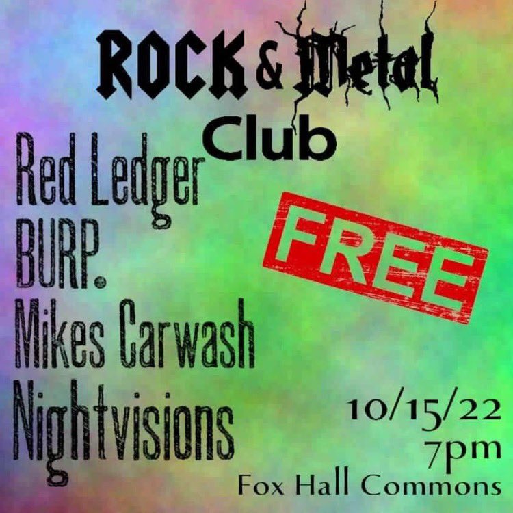 Last minute change of plans, tonight's performance at UML Fox Hall will just be ya boi James holding it down acoustic style. It's a chance to hear some RL jams we don't usually jam so come out and say hi.