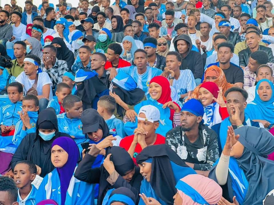 NasraBashiir's tweet photo. Celebrations across the country as U-17 #Somali National Football Team won East and Central Africa Under 17  final in Addis Ababa after defeating South Sudan 3-1. 

#Somalia https://t.co/wHFFM9dsIj