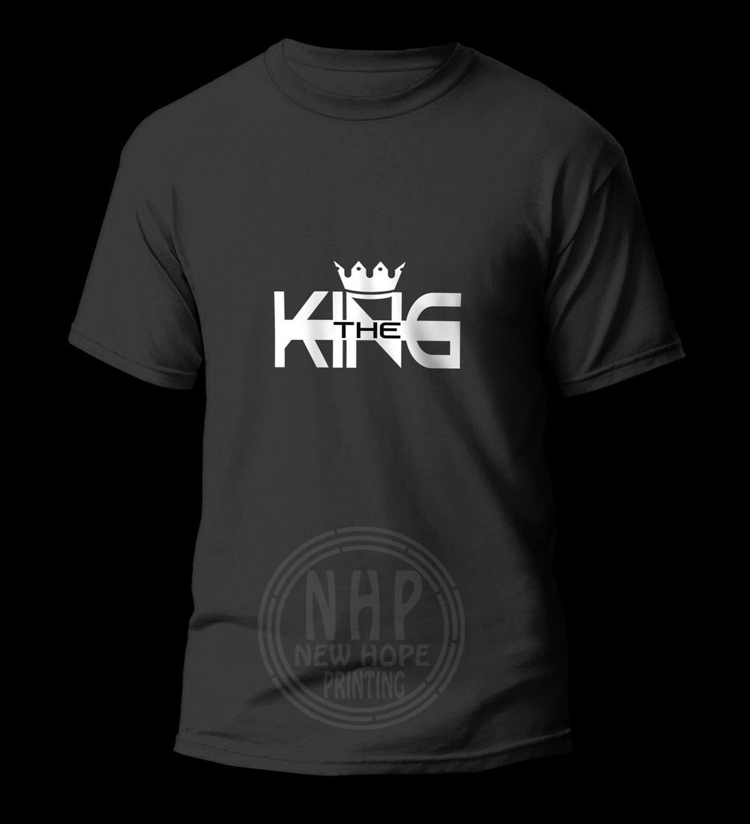 NewHopePrinting's tweet photo. Get this “King” T-Shirts.
https://t.co/gRCfXMq1wa https://t.co/QuDfgRIkRf