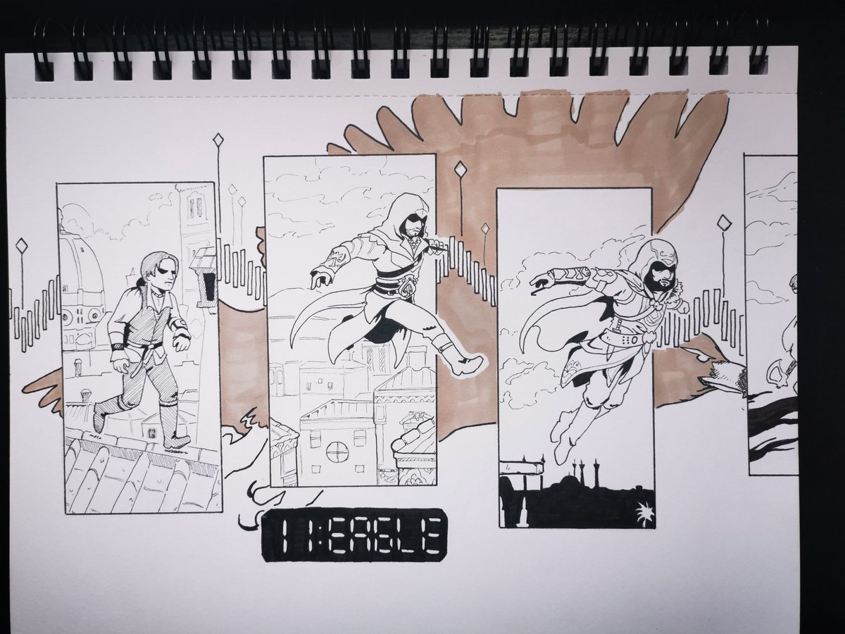 capquestion's tweet photo. Numbers 10, 11, 12. Okay, so maybe I'm not gonna catch up so easily, it turns out. I'll just keep drawing as much as I can... #inktober2022 https://t.co/8lUFUE5CDQ