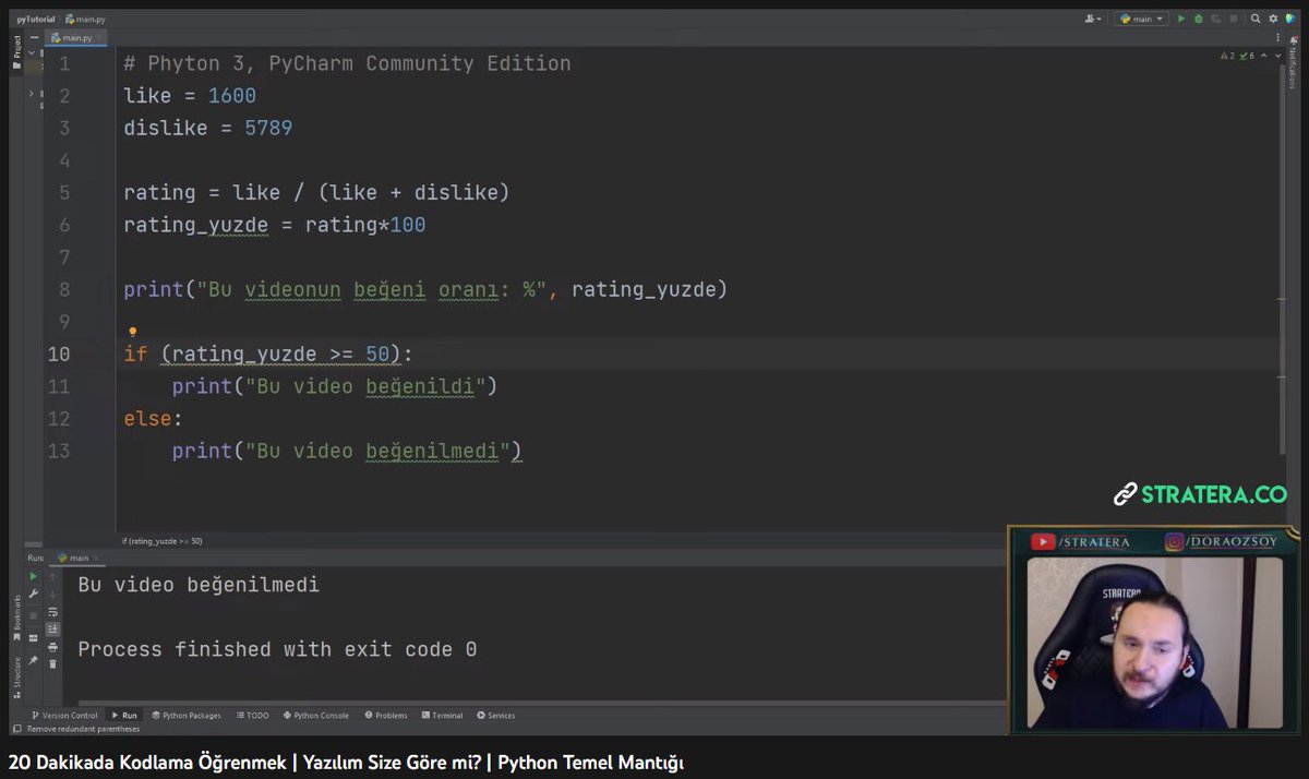 DoraOzsoy's tweet image. Yoğun istek üzerine, söz verdiğim python videosu hazır!

Çok çok temel bi video oldu ama amaç da bu zaten; temelin ne kadar basit olduğunu; yazılımın korkutucu bi şey olmadığını göstermek.

Umarım işinize yarar 💕🤖