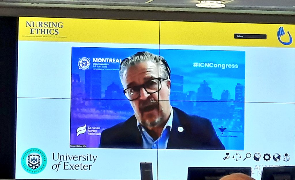 Dr Emma Pascale Blakey PhD RN (@pascale_blakey) on Twitter photo Fantastic end to today's #ClimateEthicsExeter conference <a href="/ExeterNurse/">UoE Academy of Nursing</a> with <a href="/HowardCatton/">Howard Catton</a> reinforcing the vital role & value of #nurses in addressing the climate crisis
<a href="/ProfAGallagher/">Ann Gallagher</a> Fantastic end to today's #ClimateEthicsExeter conference <a href="/ExeterNurse/">UoE Academy of Nursing</a> with <a href="/HowardCatton/">Howard Catton</a> reinforcing the vital role & value of #nurses in addressing the climate crisis
<a href="/ProfAGallagher/">Ann Gallagher</a>
