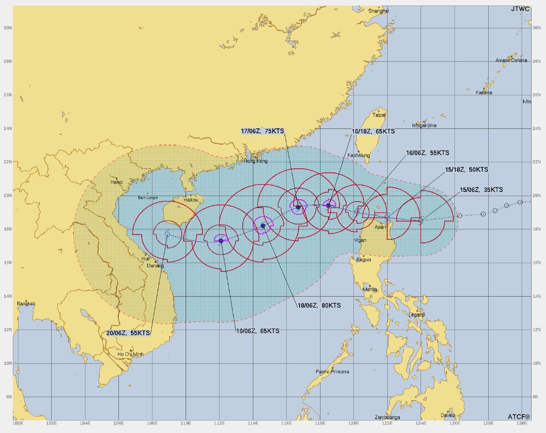 CINMESNEWS's tweet photo. Alerta Climática ⚠️ Tormenta Tropical #Neneng ( #Nesat ) aproximandose a golpear al Norte de #Philippines | La tormenta tropical Nesat, ubicada al NE de Manila, Filipinas, se ha estado moviendo hacia el oeste a 22 nudos con vientos máximos de 35 nudos. https://t.co/B7hDV724mD