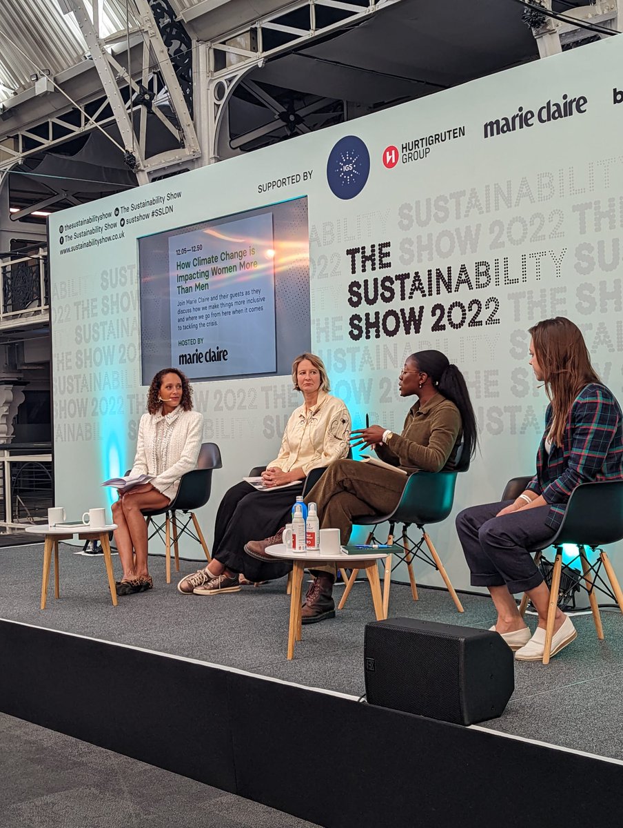 Andrea Thompson (@andreacanwrite) on Twitter photo So excited to host this inspiring panel about gender equality and climate change for the UKs first #sustainabilityshow today with <a href="/UNWomenUK/">UN Women UK</a> <a href="/Naturacosmetica/">Natura Cosméticos</a> @climateincolour <a href="/marieclaireuk/">Marie Claire</a>
#sustainability #sustainabilitymatters So excited to host this inspiring panel about gender equality and climate change for the UKs first #sustainabilityshow today with <a href="/UNWomenUK/">UN Women UK</a> <a href="/Naturacosmetica/">Natura Cosméticos</a> @climateincolour <a href="/marieclaireuk/">Marie Claire</a>
#sustainability #sustainabilitymatters