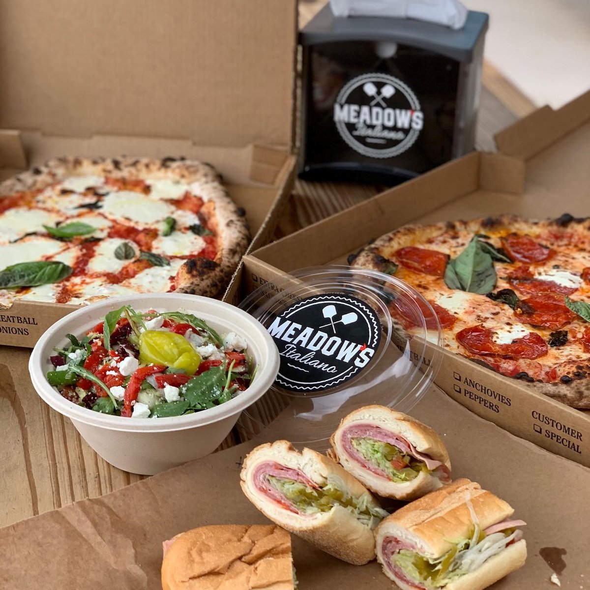 Patterson_Farm's tweet photo. Meadows Italian is on The Farm today! Delicious sandwiches, salads, and pizza!
Go ahead and get your tickets now! https://t.co/SbGCVaHNvq
#VisitNCFarms #FallFunOnTheFarm #VisitPattersonFarms #VisitRowanCountyNC #YourRowan https://t.co/nUAXIMWEEr